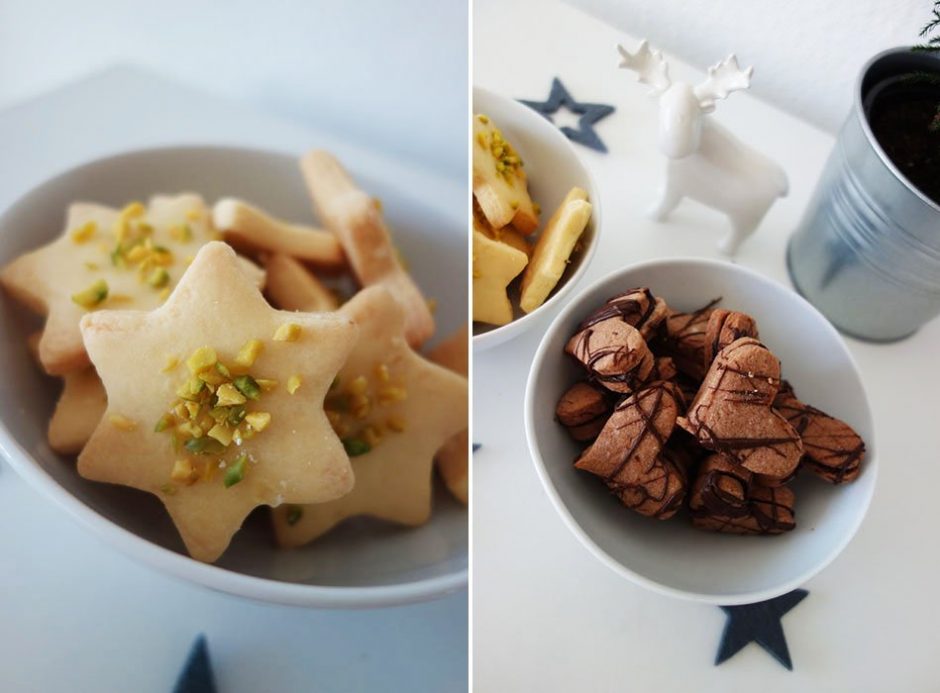 Vegane Plätzchen - ein Teig, zwei Sorten Plätzchen - Ekulele ...