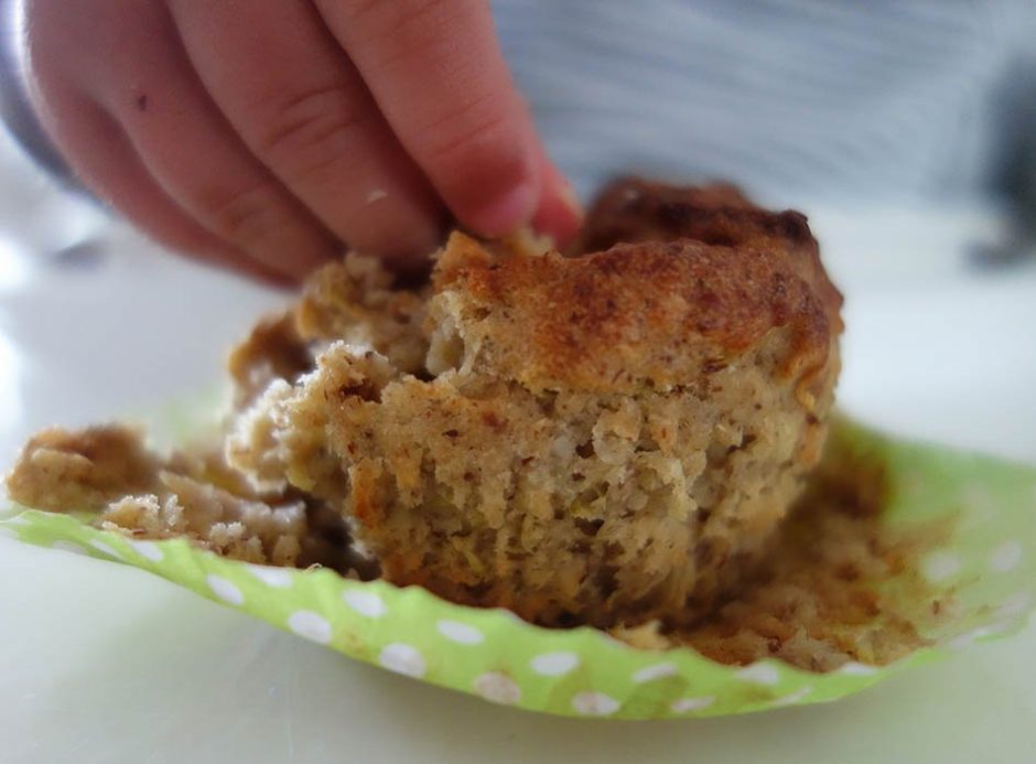 Gesunde Muffins für Kleinkinder ohne Zucker, mit Gemüse Ekulele