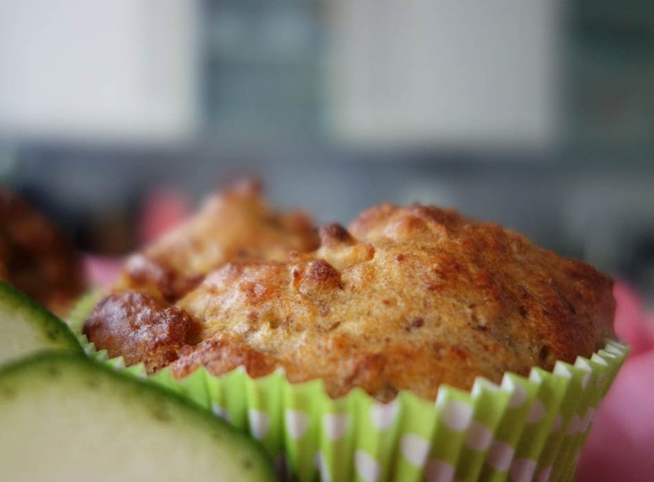 Gesunde Muffins für Kleinkinder ohne Zucker, mit Gemüse Ekulele