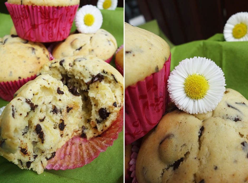 Vegane Stracciatella Muffins Ekulele Familienleben, Rezepte, Mode