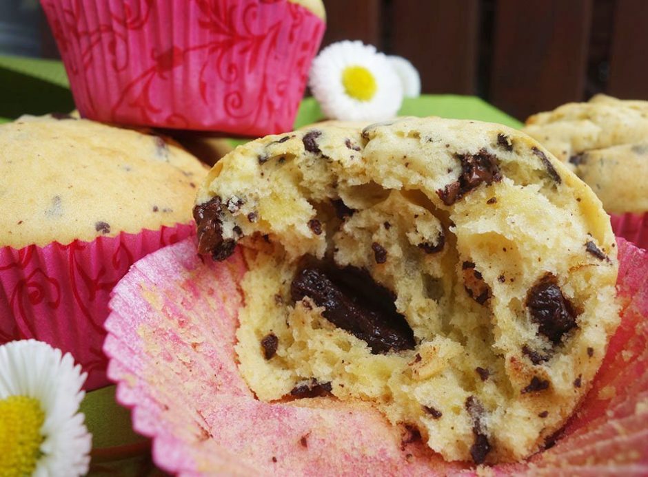 Vegane Stracciatella Muffins Ekulele Familienleben, Rezepte, Mode