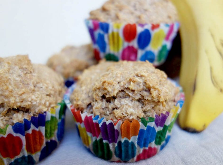 Bananen-Kokos Muffins - vegan, zuckerfrei, Kleinkind geeignet - Ekulele ...