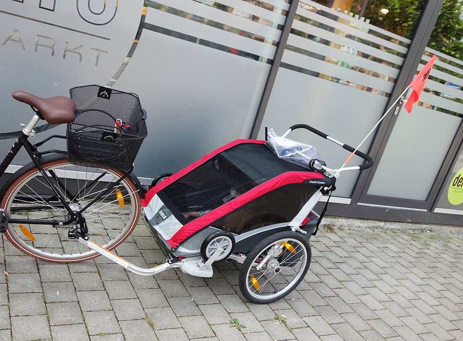 Fahrradanhnger als Buggy nutzen - Thule Chariot - Ekulele - Familienleben,  Rezepte, Mode, Kosmetik, Reisen und Gesundheit