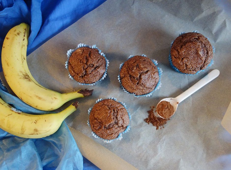 Muffins mit Banane und Dinkel Gesund backen für Kleinkinder Ekulele