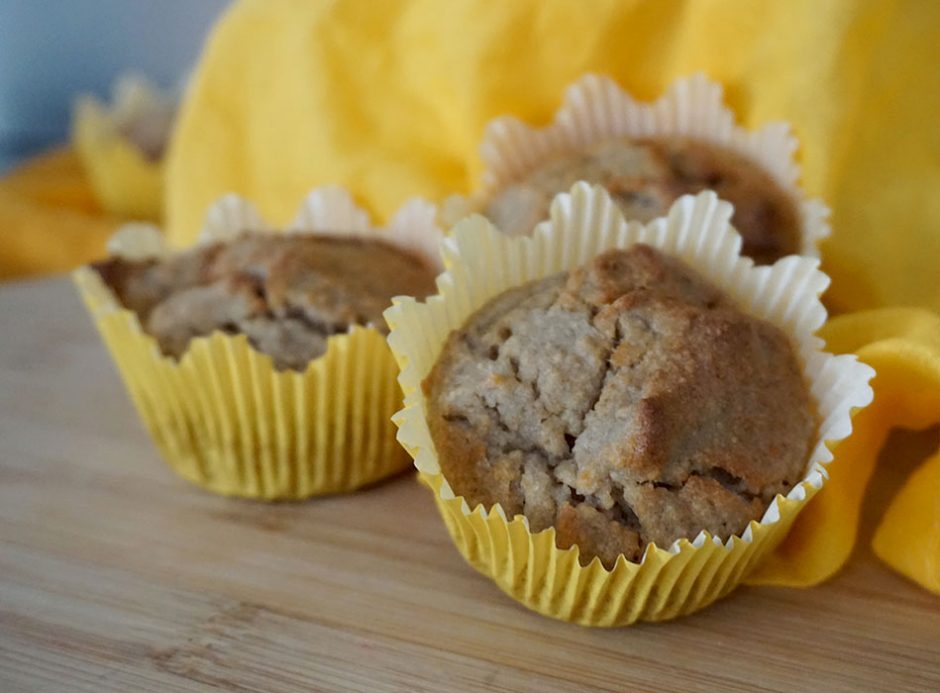 Bananen Buchweizen Muffins Glutenfrei und vegan backen Ekulele