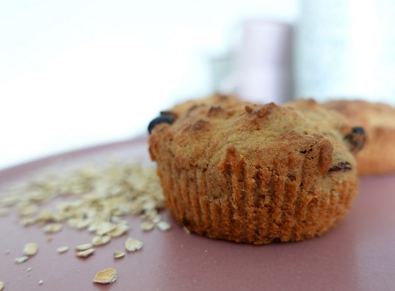Muffins ohne Ei und Zucker Gesund backen für Kinder